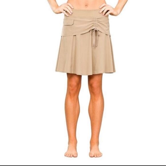 Athleta Wherever Skirt Skort Tan 2 - Picture 1 of 7